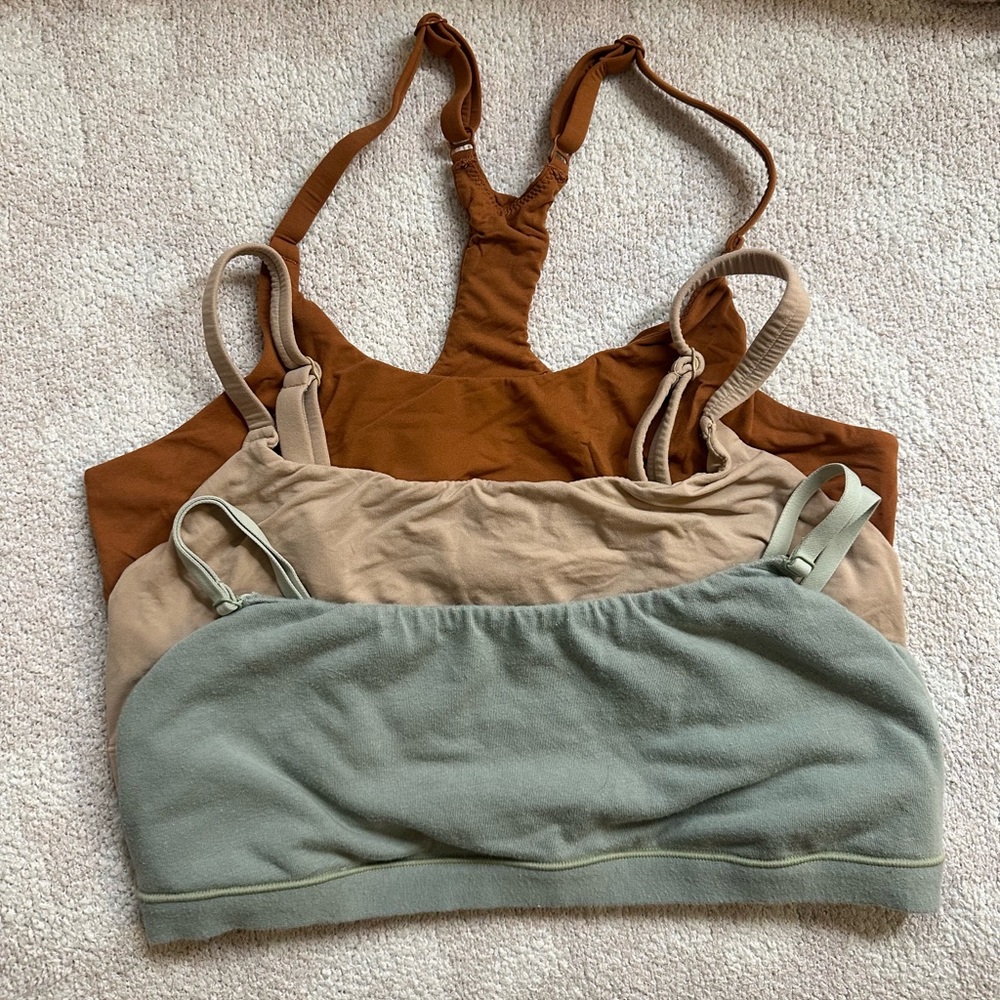 Set of 3 SKIMS bralettes